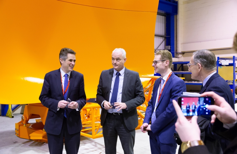 Jack Brereton MP and Gavin Williamson MP at Goodwin International - 4