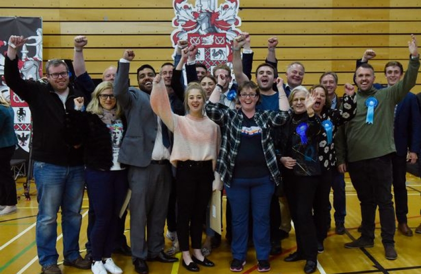 Victorious Stoke-on-Trent Conservatives team