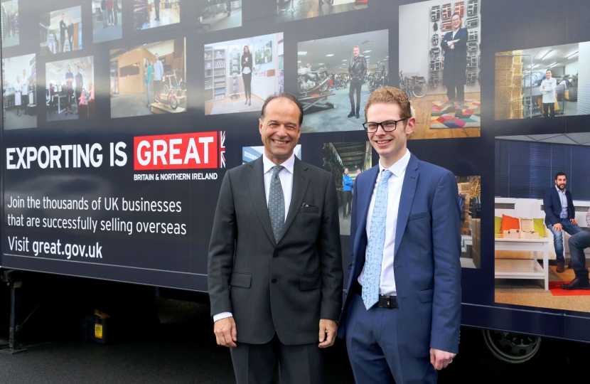 Jack Brereton MP and George Hollingbery MP