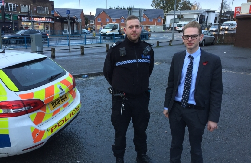 Jack with Staffordshire Police