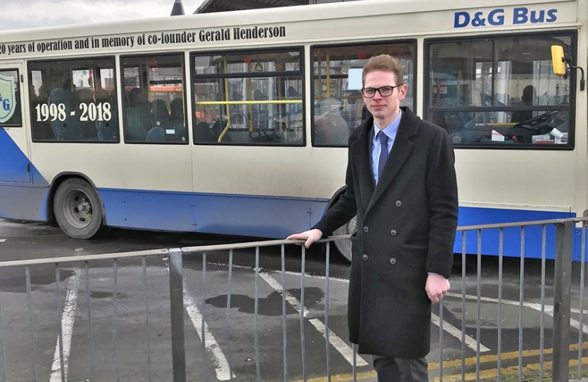 Jack at Longton bus station