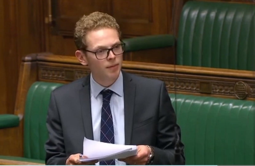 Jack Brereton in Parliament