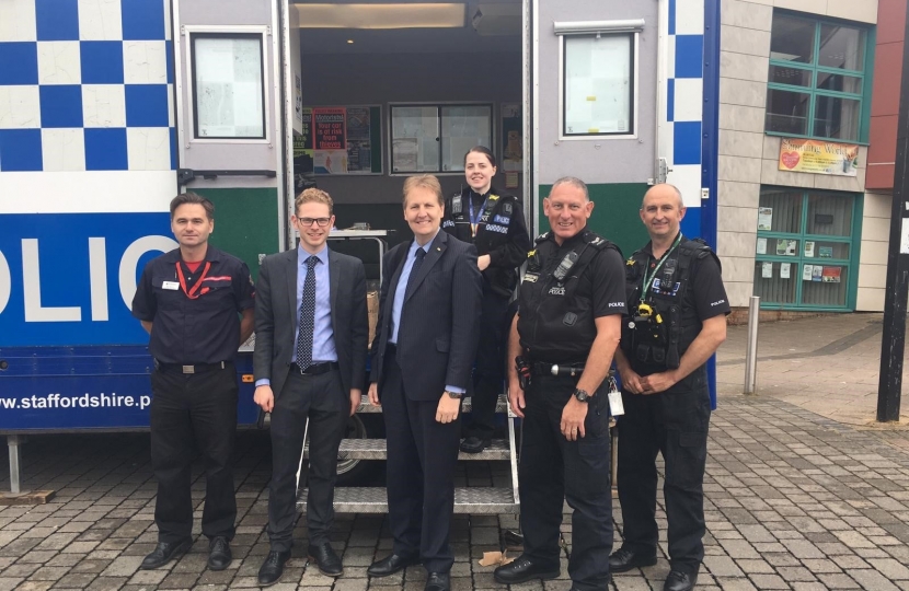 Jack with Staffordshire Police