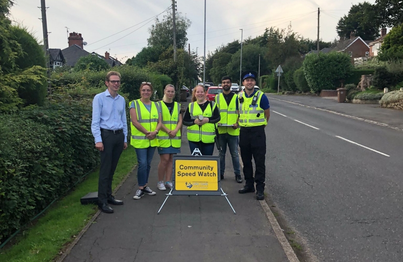 Jack Brereton MP join LIGHTWOOD COMMUNITY SPEED WATCH