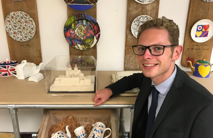 JACK BRERETON MP ATTENDS BRITISH CERAMICS BIENNIAL FESTIVAL