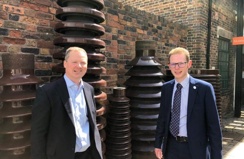 Jack Brereton MP welcomes Levelling Up Minister to Stoke-on-Trent