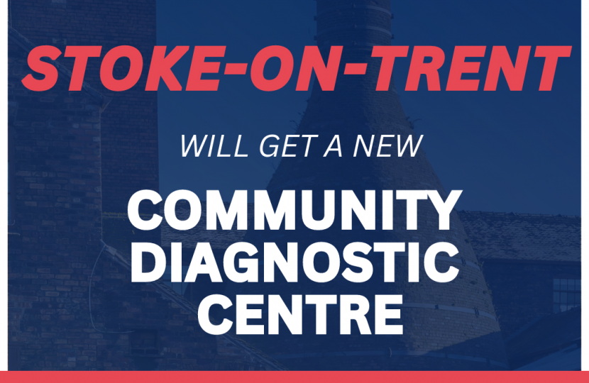 Stoke-on-Trent Community Diagnostic Centre graphic