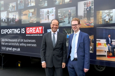 Jack Brereton MP and George Hollingbery MP