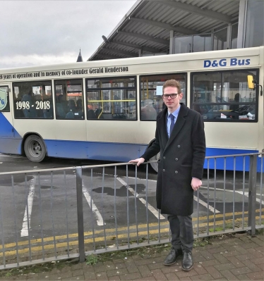 Jack at Longton bus station