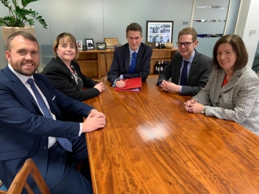 Stoke MPs with the Education Secretary