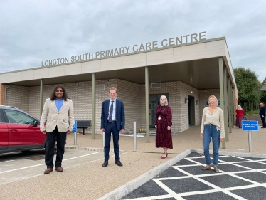 Jack Brereton MP welcomes opening of new Longton Medical Practice