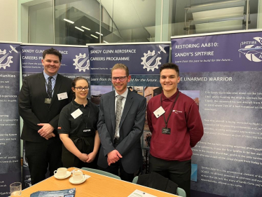 Jack Brereton with apprentices 